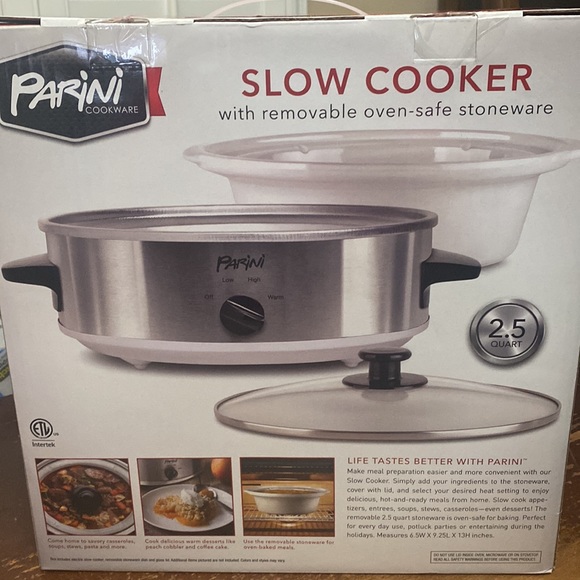 Parini Kitchen Parini Slow Cooker 25 Stoneware New Poshmark